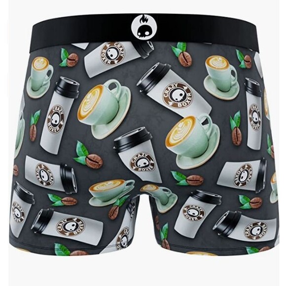 Crazy Boxer Premium Coffee (Take Out Mug) Men's Boxer Briefs - Small - Picture 2 of 3